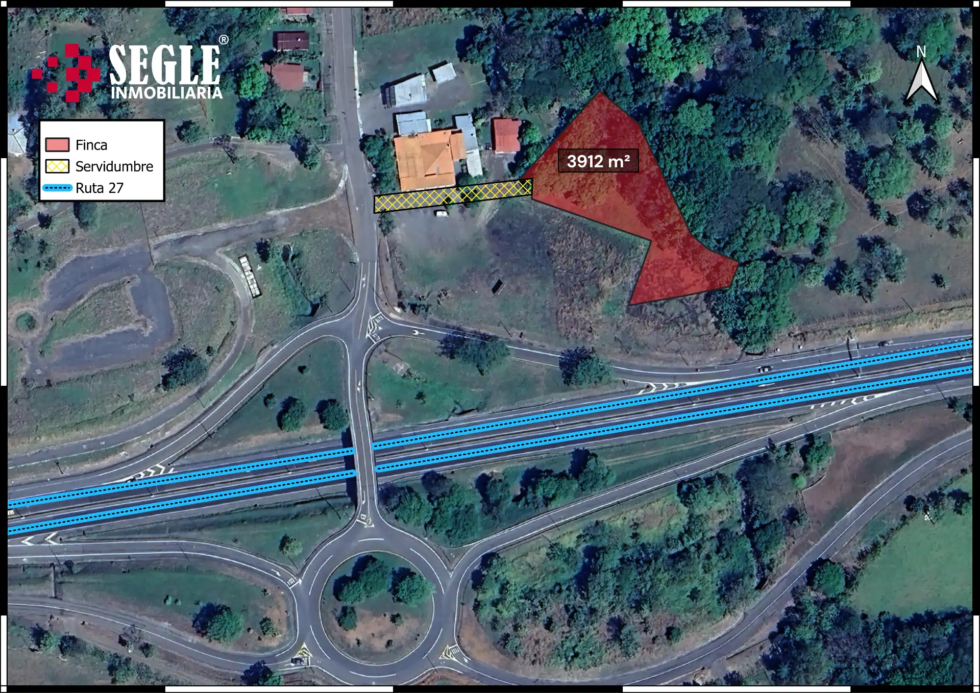 Lote comercial en venta, Atenas, cruce a Escobal, Frente a Ruta 27.